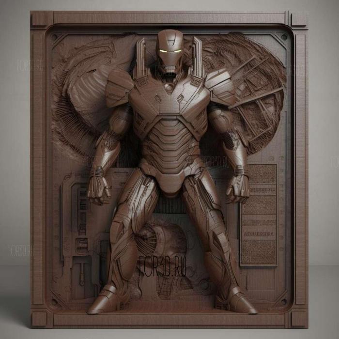 Iron Man Iron Man 2008 1 stl model for CNC