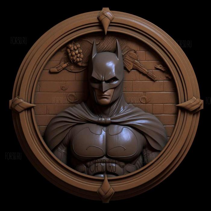 Batman The Enemy Within The Telltale Series 3 stl model for CNC