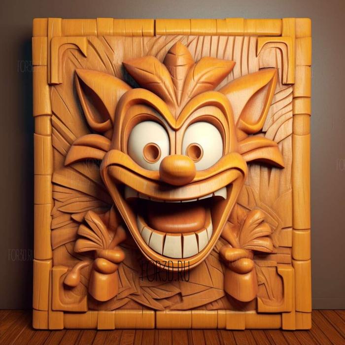 Crash Bandicoot Nitro Kart 3D 3 stl model for CNC