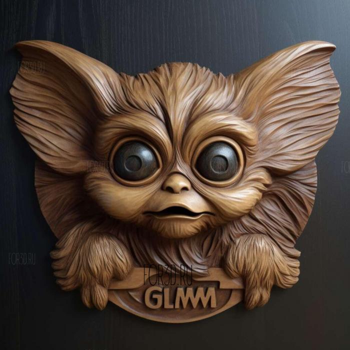 Gizmo from Gremlins 2 stl model for CNC