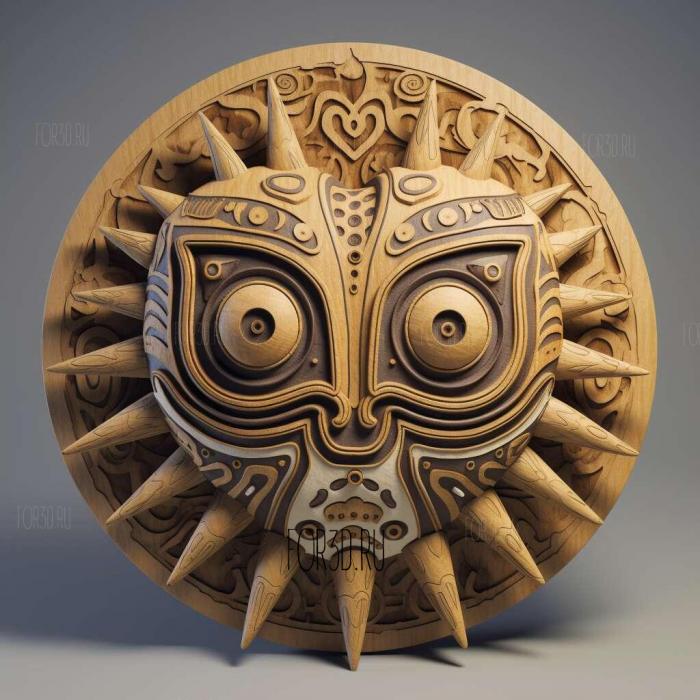 The Legend of Zelda Majoras Mask 3 3d stl модель для ЧПУ