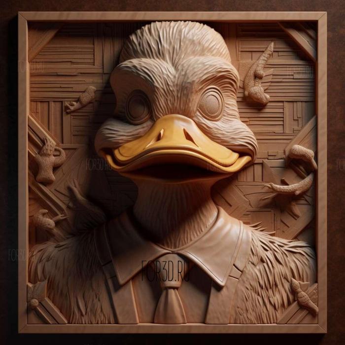 Howard the Duck movie 2 stl model for CNC