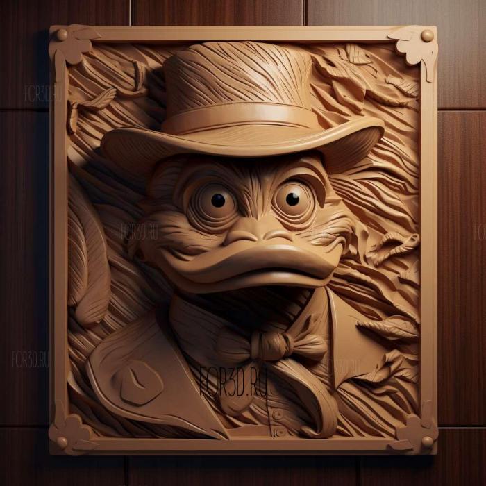 Howard the Duck movie 4 stl model for CNC