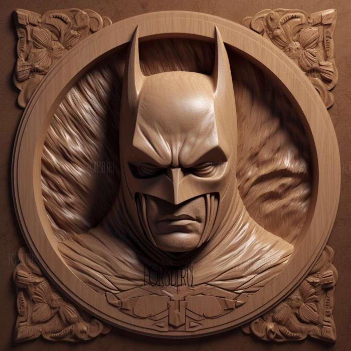 Batman Begins movie 1 stl model for CNC