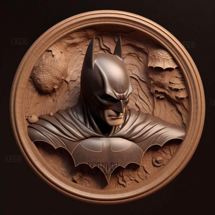 Batman Begins movie 4 stl model for CNC