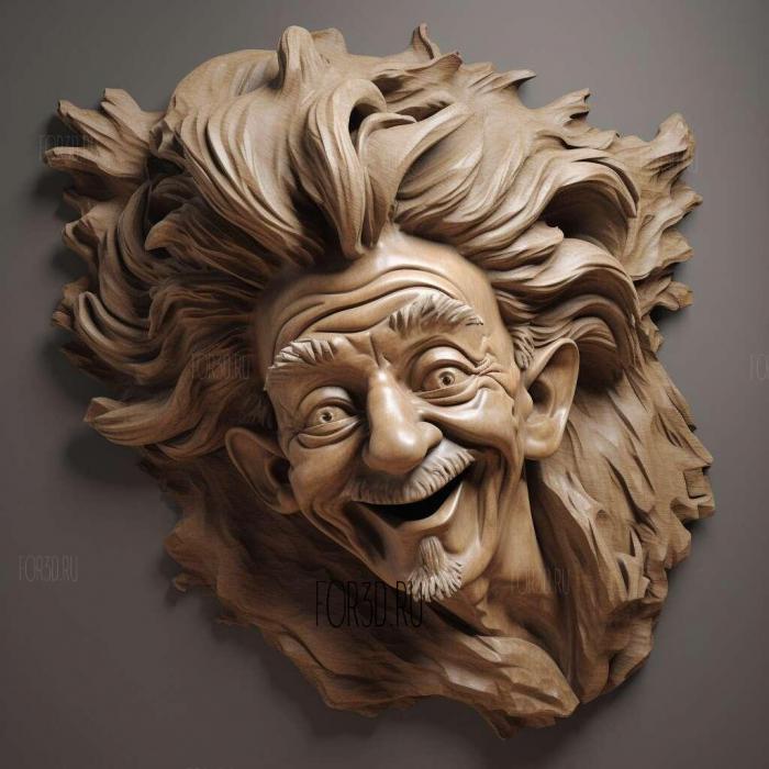 Grimm Bad Hair Day series 3 stl model for CNC