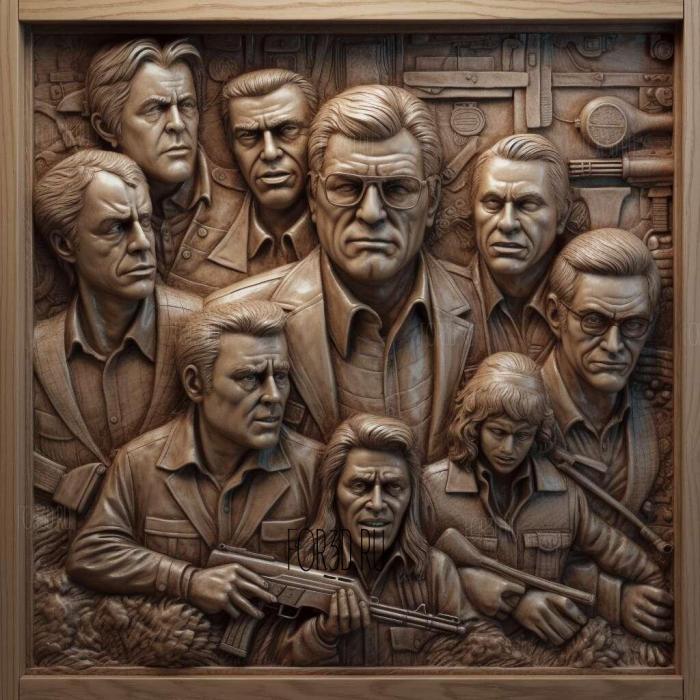 stl The Departed movie 4 stl model for CNC