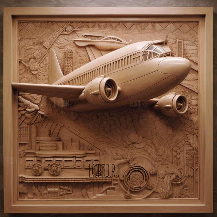 Gerald McBoing Boeing cartoon 1 stl model for CNC