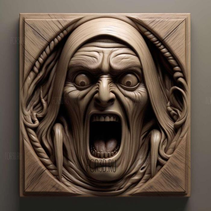 American Horror Story series 3 stl model for CNC