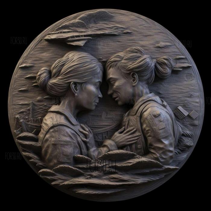 Hiroshima my love movie 4 stl model for CNC