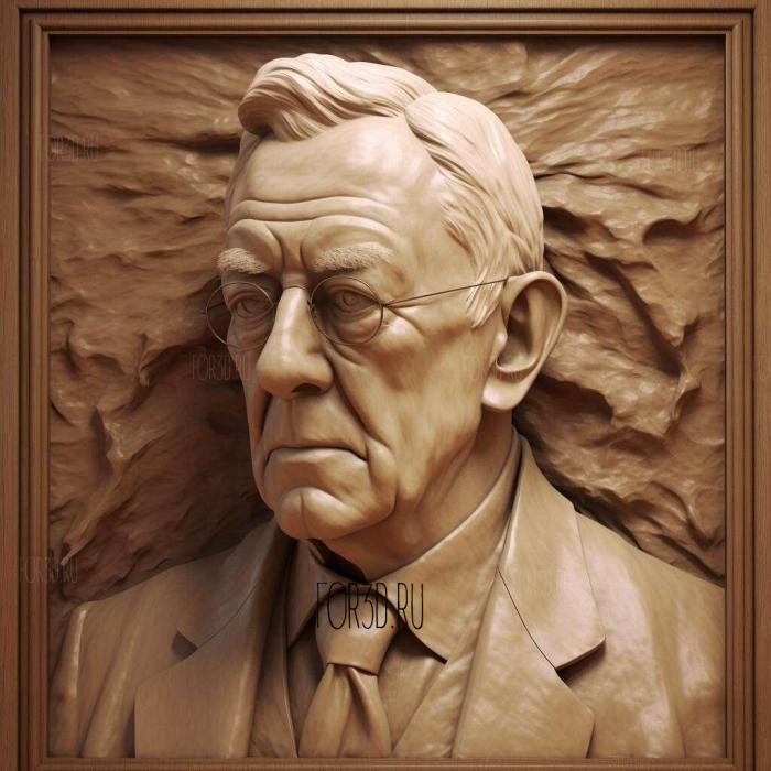 Mr Potter This Wonderful LifeLionel Barrymore 4 3d stl модель для ЧПУ