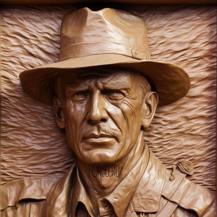 Alvin York Sergeant York Gary Cooper 2 stl model for CNC