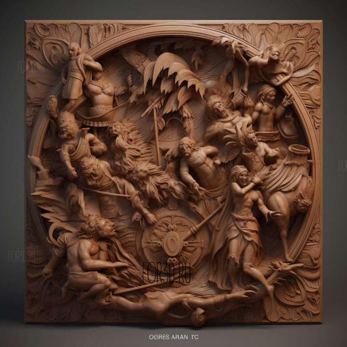 Shazam Rage of the Gods 2 stl model for CNC