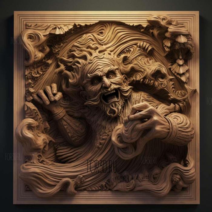 Shazam Rage of the Gods 3 stl model for CNC