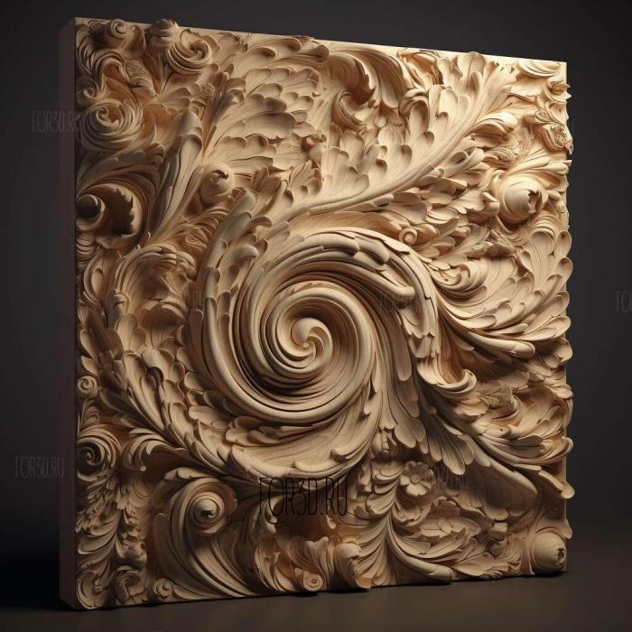 stl Surface TV series 3 stl model for CNC
