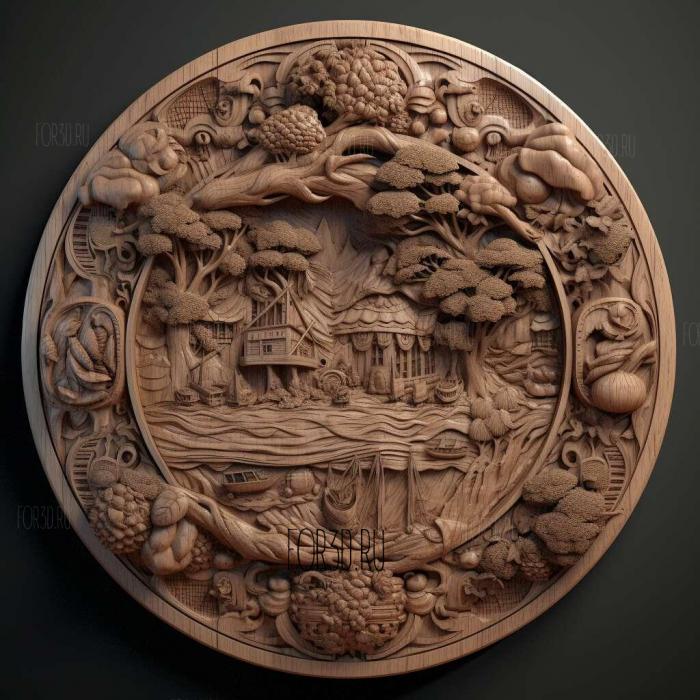 Hightown TV series 1 stl model for CNC