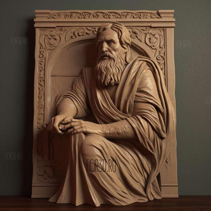 Oedipus the King Sophocles 429 BC 1 stl model for CNC