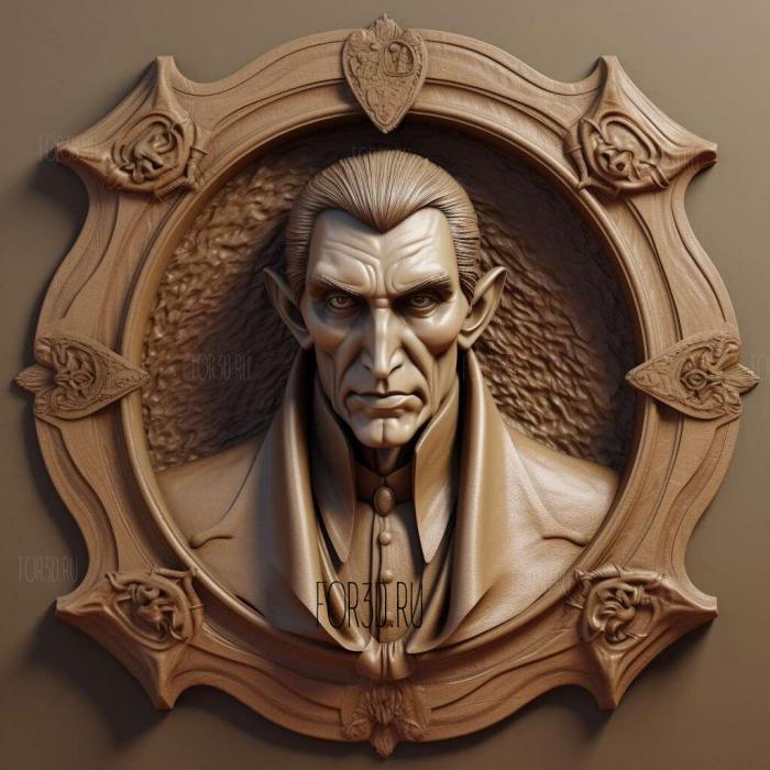 Count DraculaDraculaBela Lugosi 2 stl model for CNC