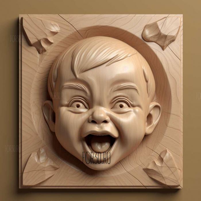 Baby Daddy TV series 2 stl model for CNC