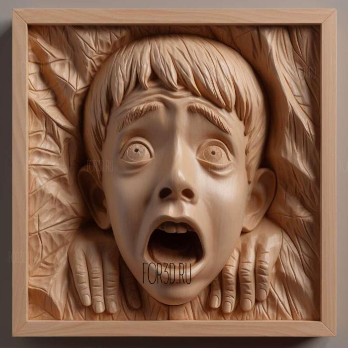 Kevin McCalister home alone 3 stl model for CNC