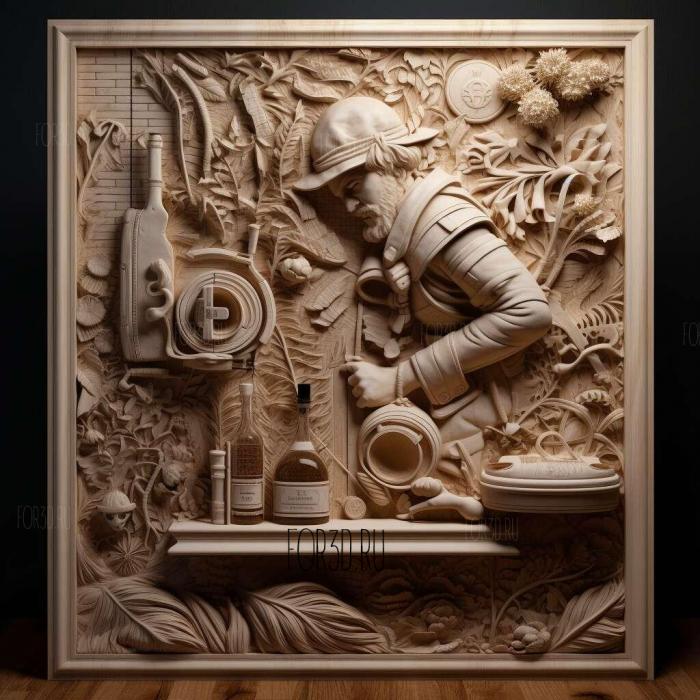 Perfume The Story of a Murderer movie 3 stl model for CNC