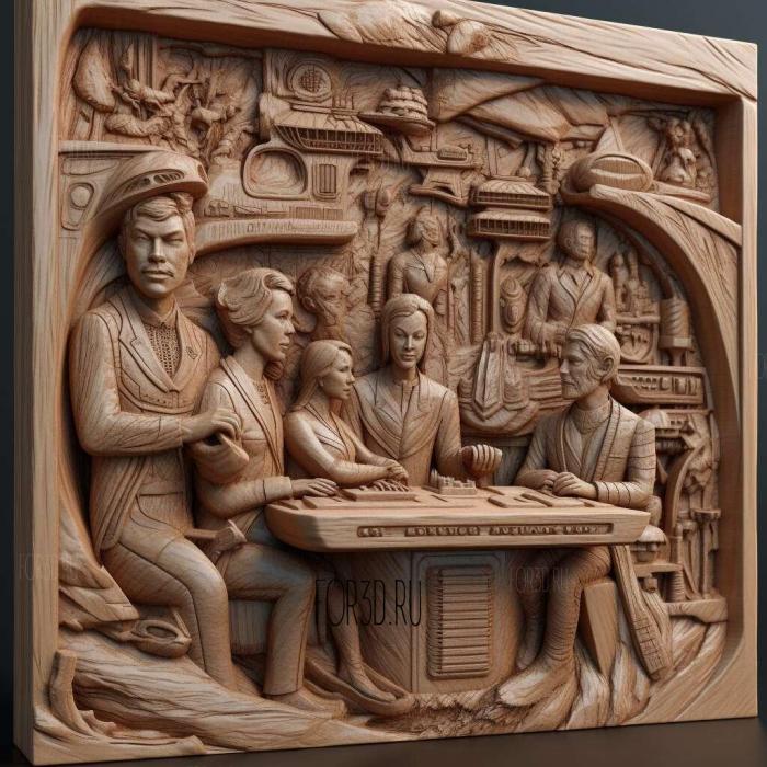 stl Star Trek Lower Decks TV series 1 stl model for CNC
