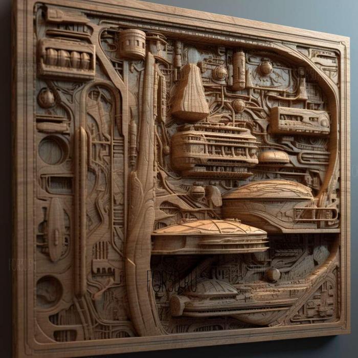 stl Star Trek Lower Decks TV series 2 stl model for CNC