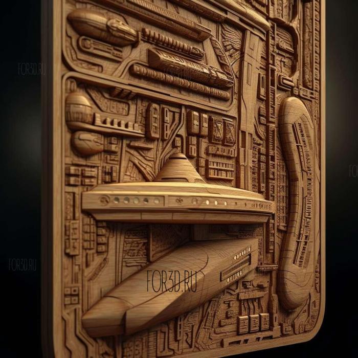 stl Star Trek Lower Decks TV series 3 stl model for CNC
