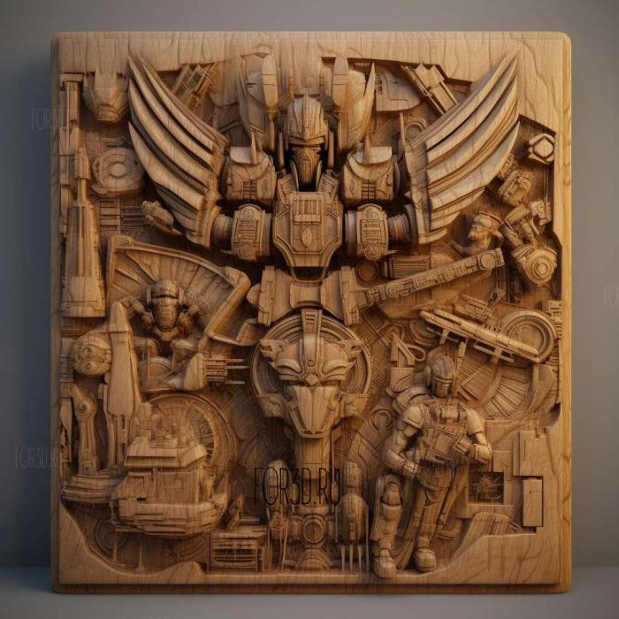 Transformers War for Cybertron 1 stl model for CNC