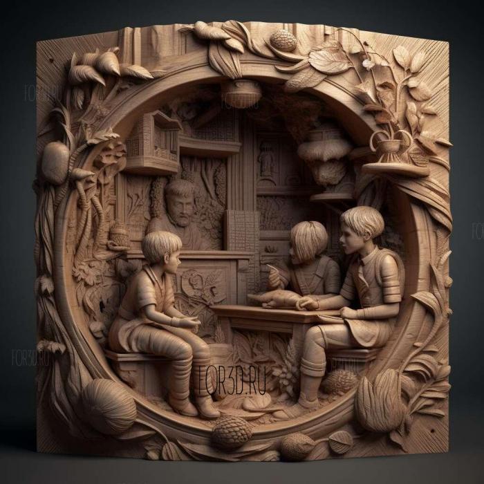 stl True Story TV series 2 stl model for CNC