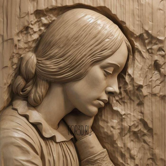 Jane Eyre Charlotte Bronte 1847 1 stl model for CNC