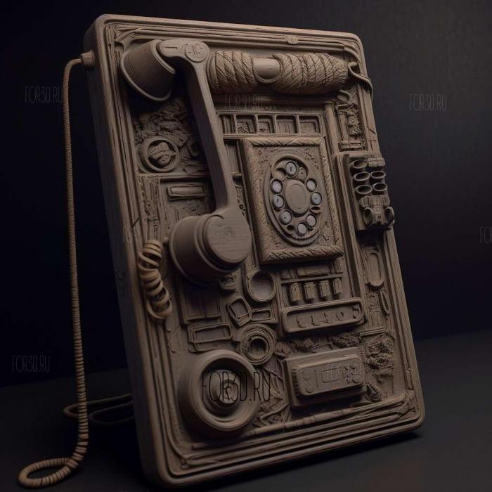 stl The Black Phone movie 2 stl model for CNC