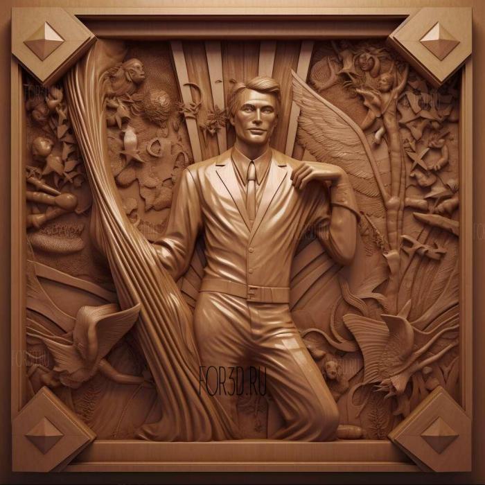 Hollywood TV series 3 stl model for CNC
