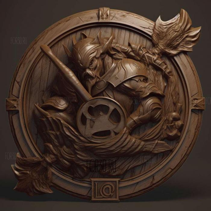 League of Legends 3 stl model for CNC