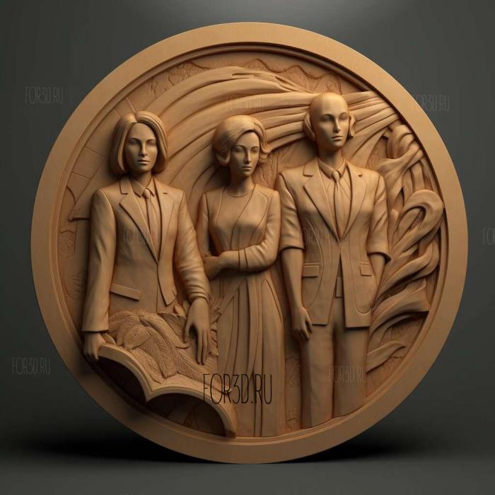 Covert Affairs TV series 1 stl model for CNC