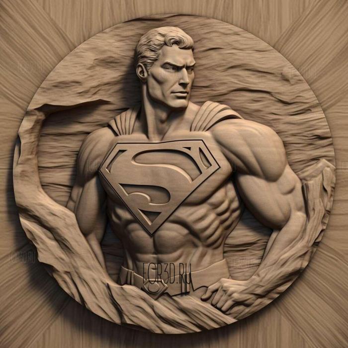 Superman great tors 1 stl model for CNC