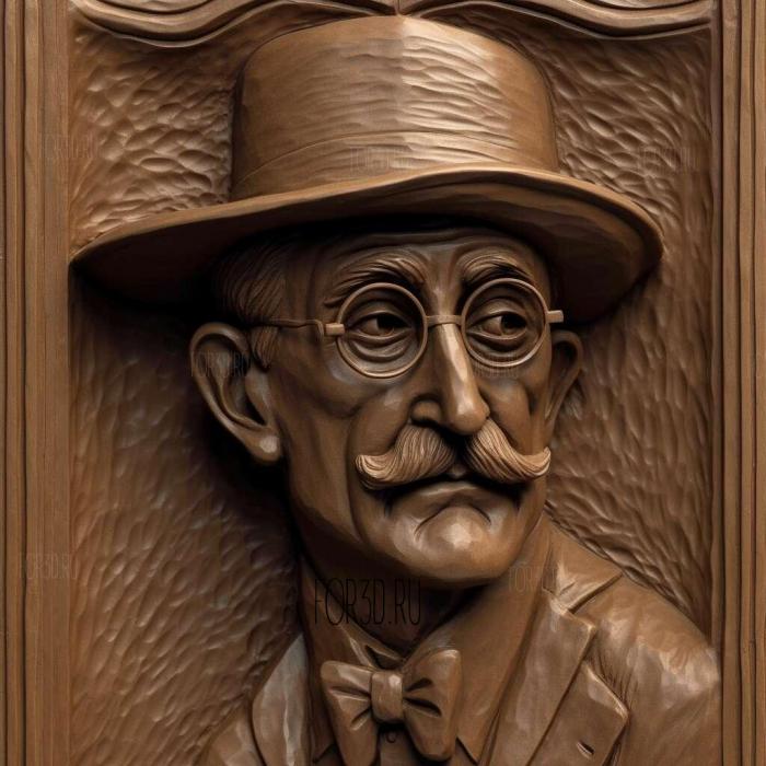 stl Ulysses James Joyce 1922 2 stl model for CNC