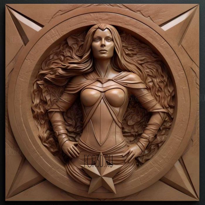 stl Stargirl TV series 2 stl model for CNC