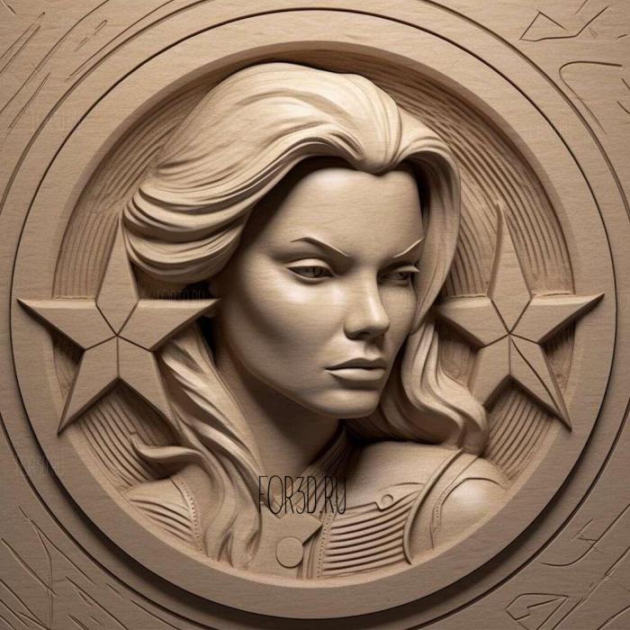 stl Stargirl TV series 4 stl model for CNC