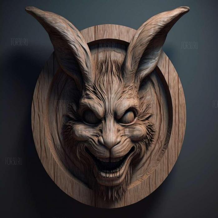 Donnie Darko movie 3 3d stl модель для ЧПУ