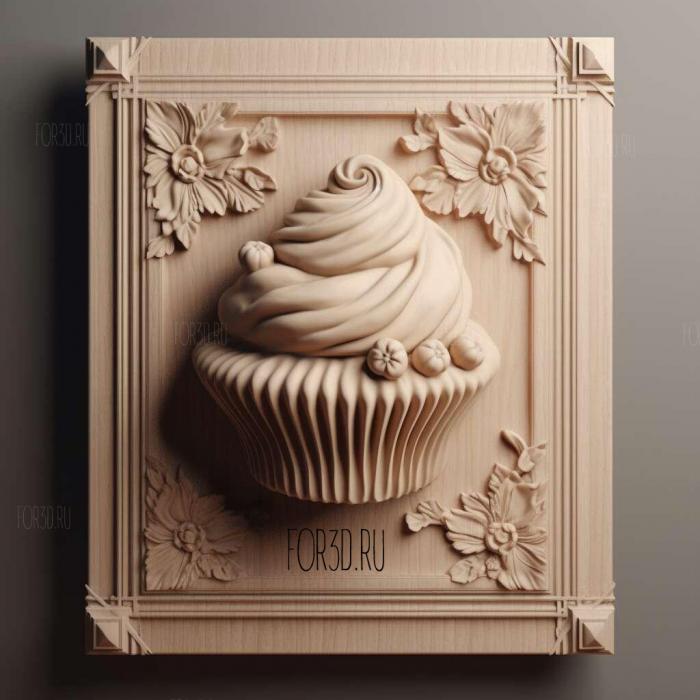 Vanilope von Cupcake from Ralph 2 stl model for CNC