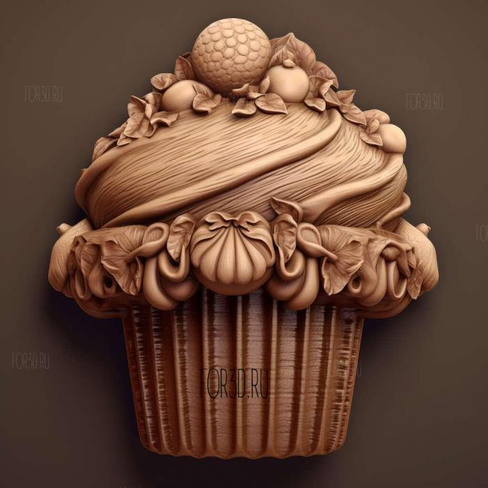 Vanilope von Cupcake from Ralph 3 stl model for CNC