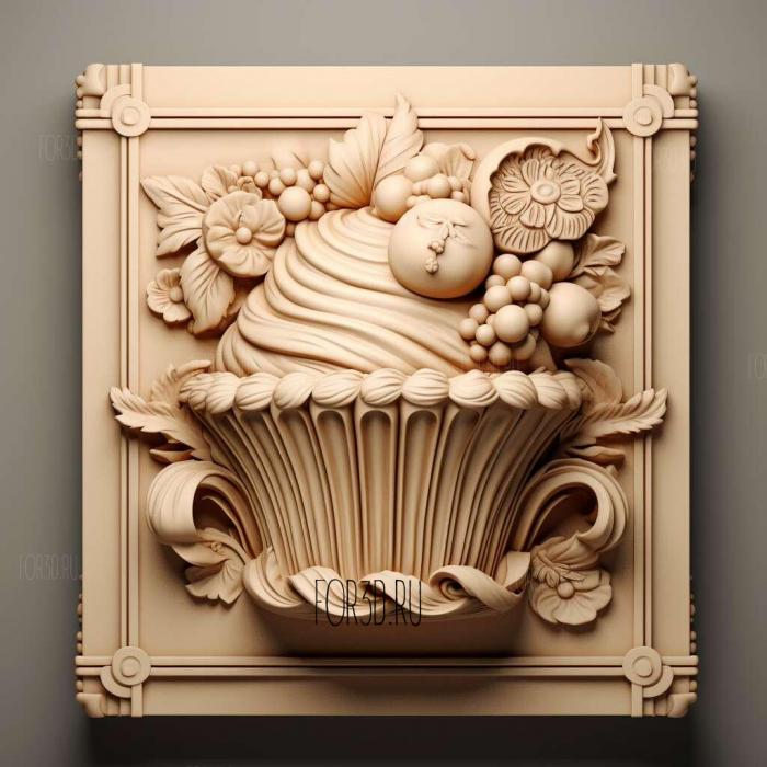 Vanilope von Cupcake from Ralph 4 stl model for CNC