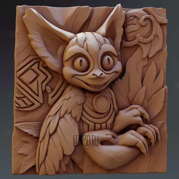 Teryermon from Digimon Tamers 1 stl model for CNC