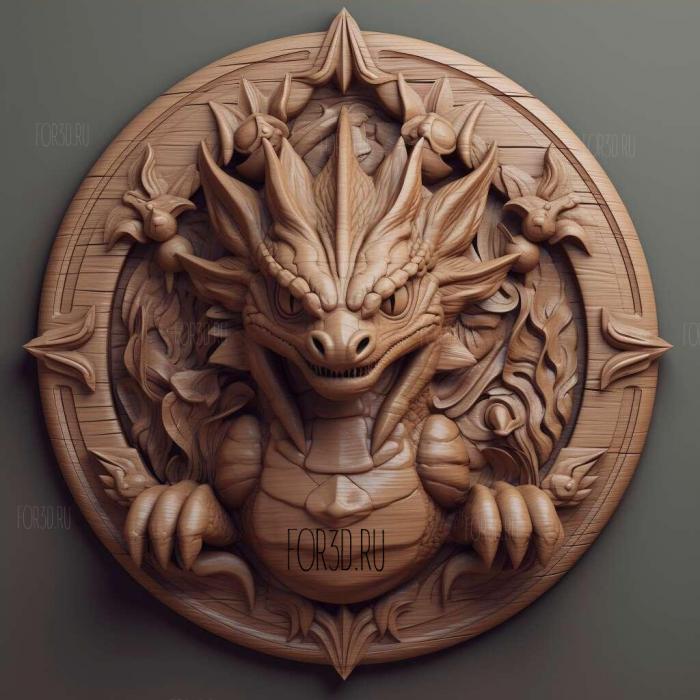 Teryermon from Digimon Tamers 4 stl model for CNC