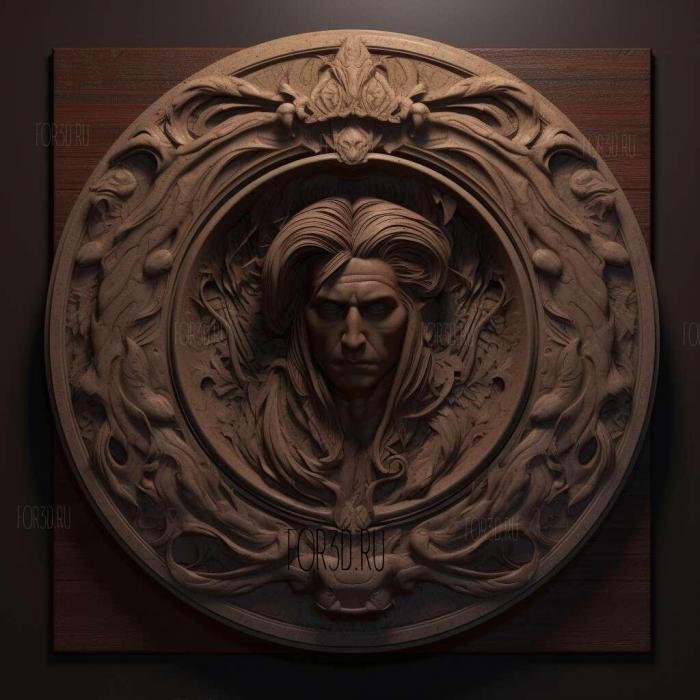 Vampire The Masquerade Bloodlines 2 1 stl model for CNC
