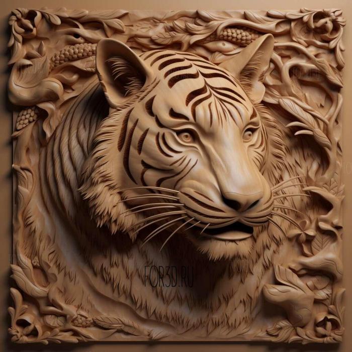 Master Tigress FROM Panda Kung Fu 1 stl model for CNC