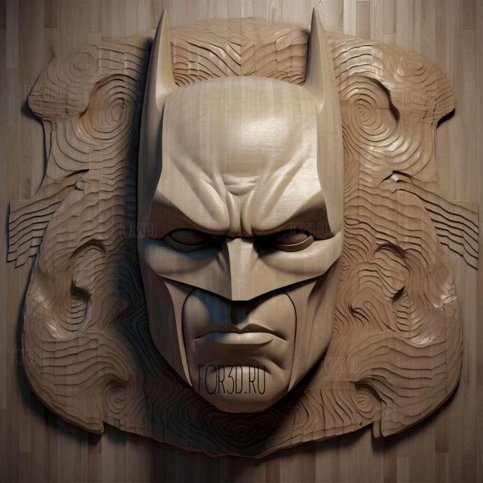 Batman BatmanMichael Keaton 1 stl model for CNC