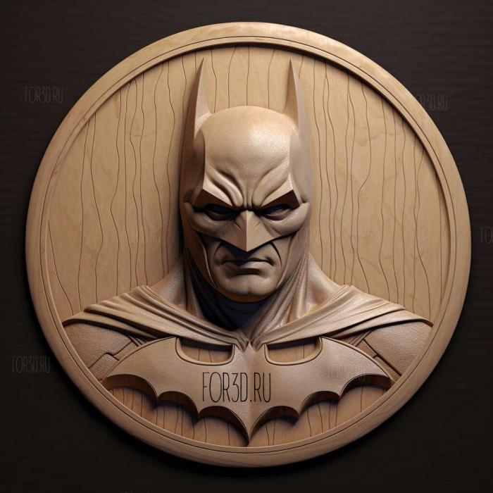 Batman BatmanMichael Keaton 2 stl model for CNC