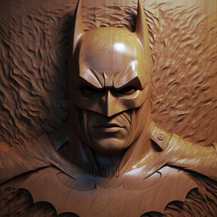 Batman BatmanMichael Keaton 3 stl model for CNC